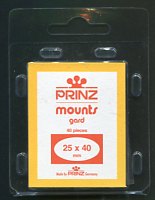 Prinz All Clear Mounts 40mm Height x 25mm Width Package of 40