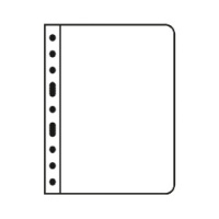 Vario Stockpages (Black) 1 Pocket Per Side Package of 5 Double-Sided Pages