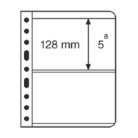 Vario Stockpages (Black) 2 Pockets Per Side Package of 5 Double-Sided Pages